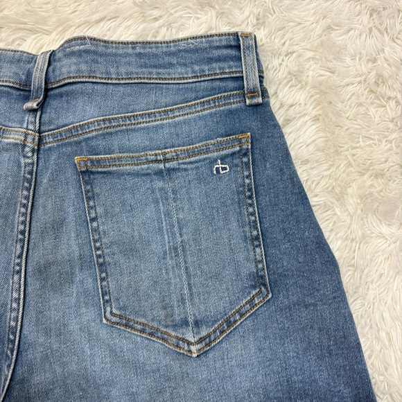 Rag & Bone Nina High Rise Shorts in Harper - Picture 9 of 9